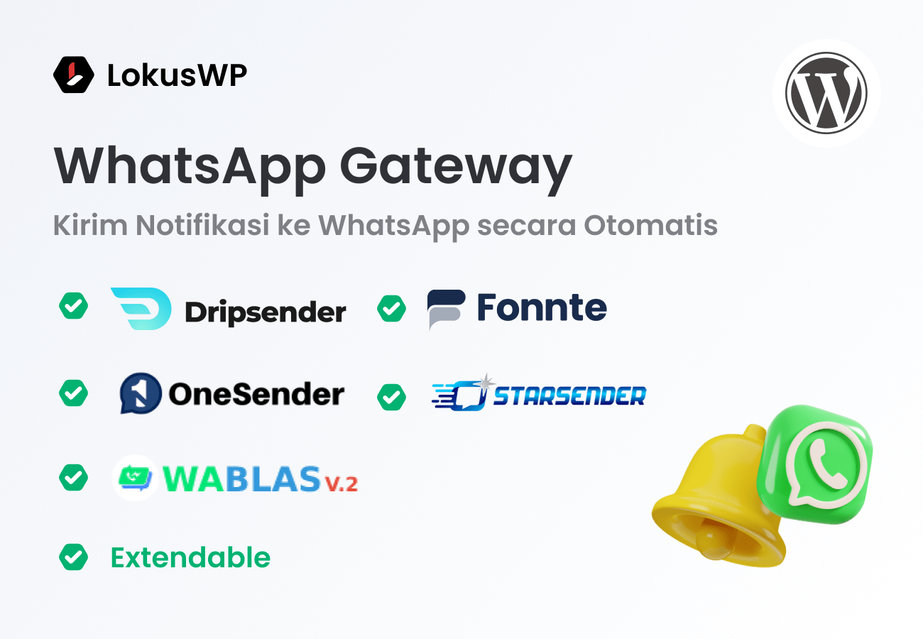 LokusWP x Whatsapp Gateway